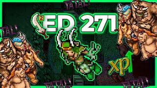 ED 271 Hunt Solo Cyclopolis (Bestiary) 1.750k/h (150% + Behemoth boosted) - Tibia Hunt #tibiahunt