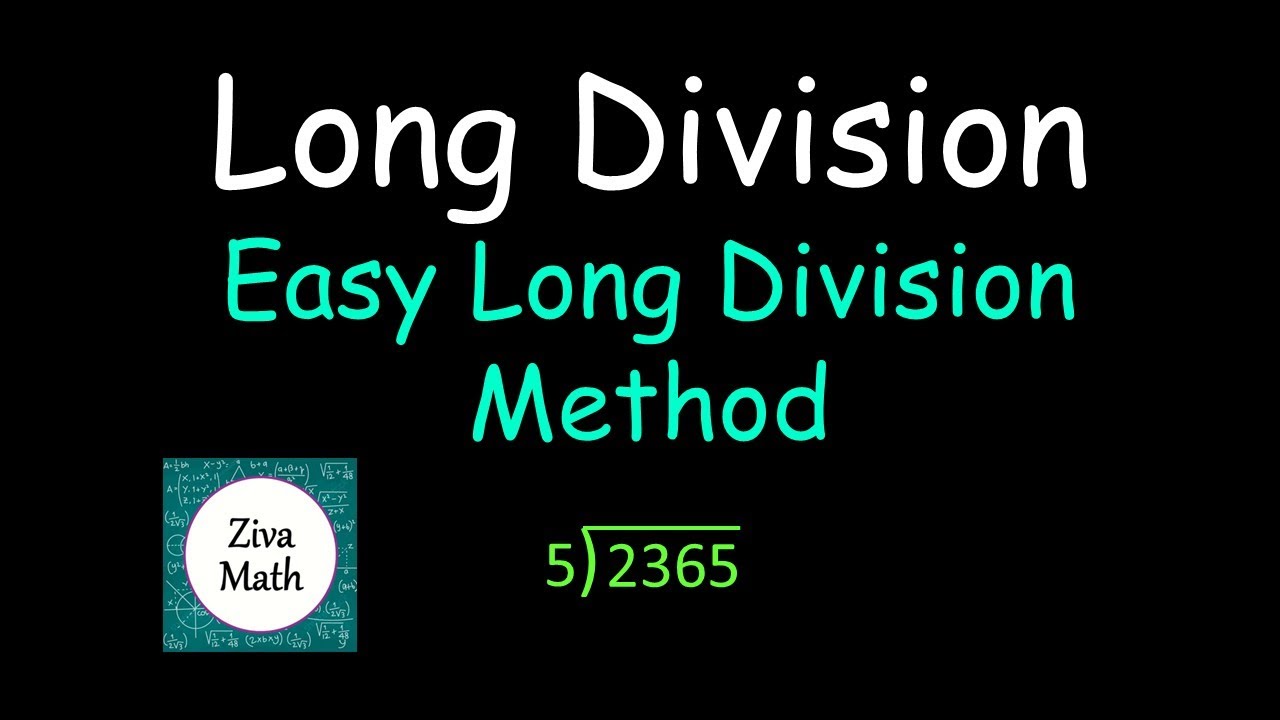 Простое деление в столбик | Деление в столбик | Ziva Math