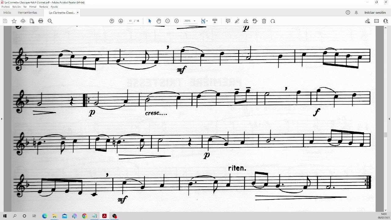 La Clarinette à L'école De Musique Volume 3 - Méthode D'Apprentissage Progressive