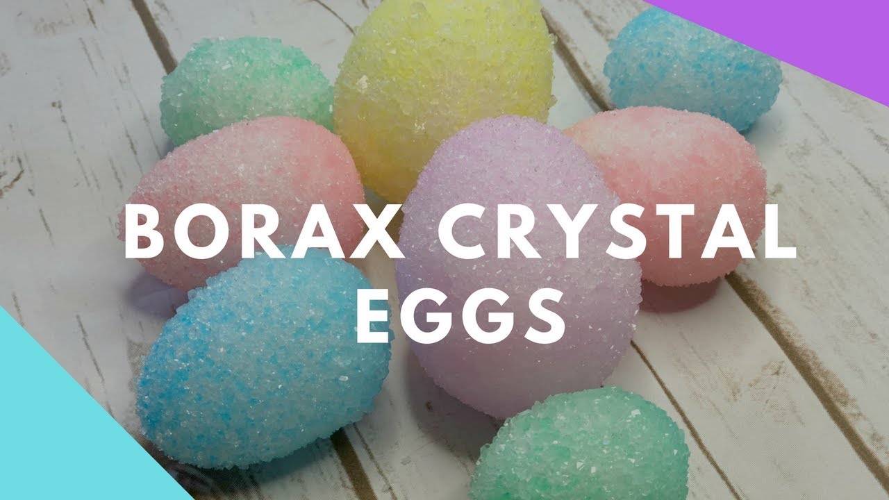 Borax crystal eggs YouTube
