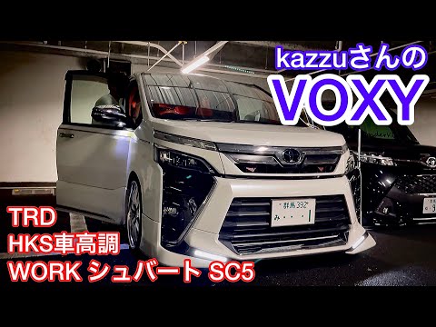kazzuさんのVOXY】TRDエアロ ガーニッシュ WORKシュバートSC5