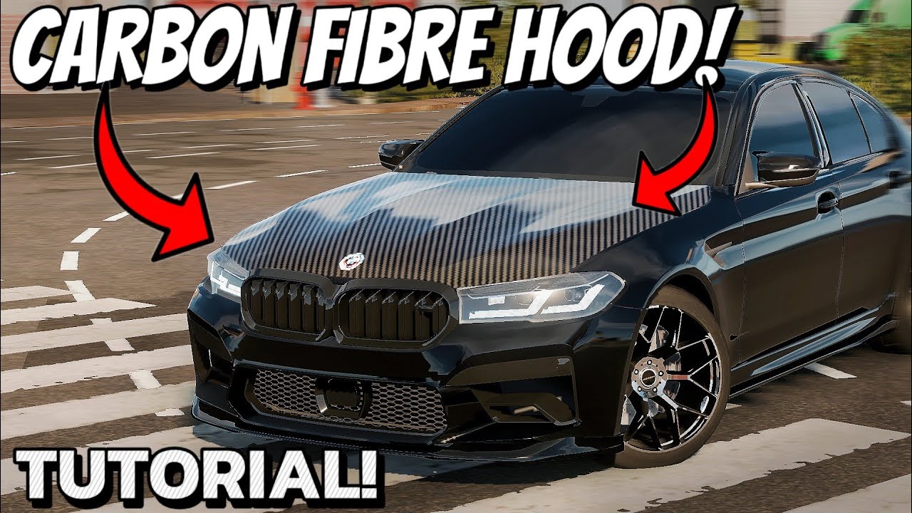 How To Make CARBON FIBRE HOOD in Car Parking Multiplayer 2 | TUTORIAL ...