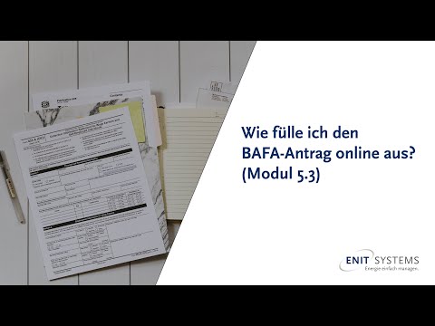 Wie fülle ich den BAFA Antrag online aus? (Modul 5.3)