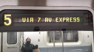 ᴴᴰ R142 (5) Train at Atlantic Avenue - Barclays Center (12/30/20)