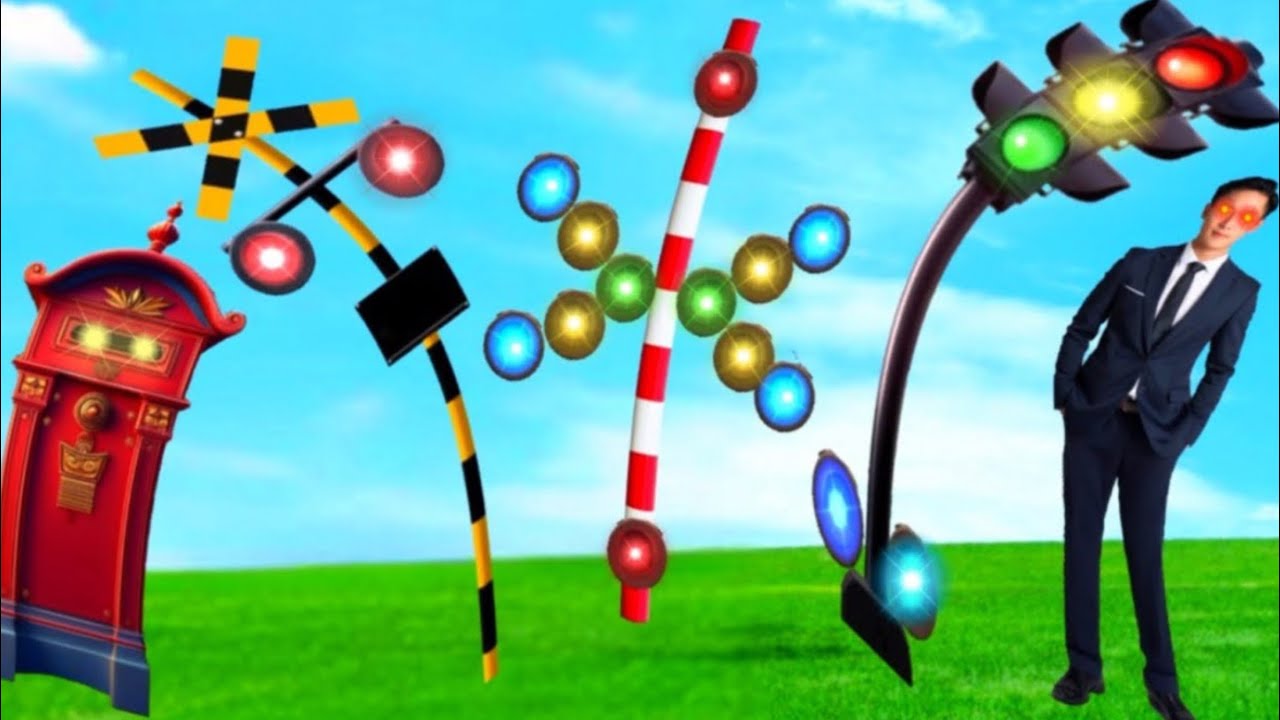 踏切特集　側転する踏切　通り過ぎる踏切など　３本