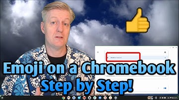 Emoji on a Chromebook! How to find the Emoji characters to insert into E-mails or social Media