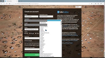 How to create an account on KoBo Toolbox