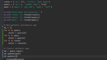 Pythonic code: Tip #3 Merging dictionaries cleanly in Python