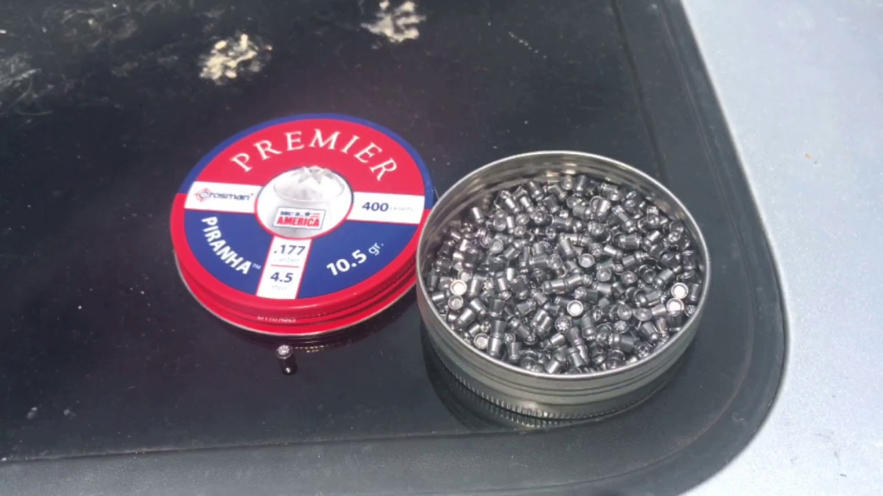 Crosman piranha pellets review YouTube