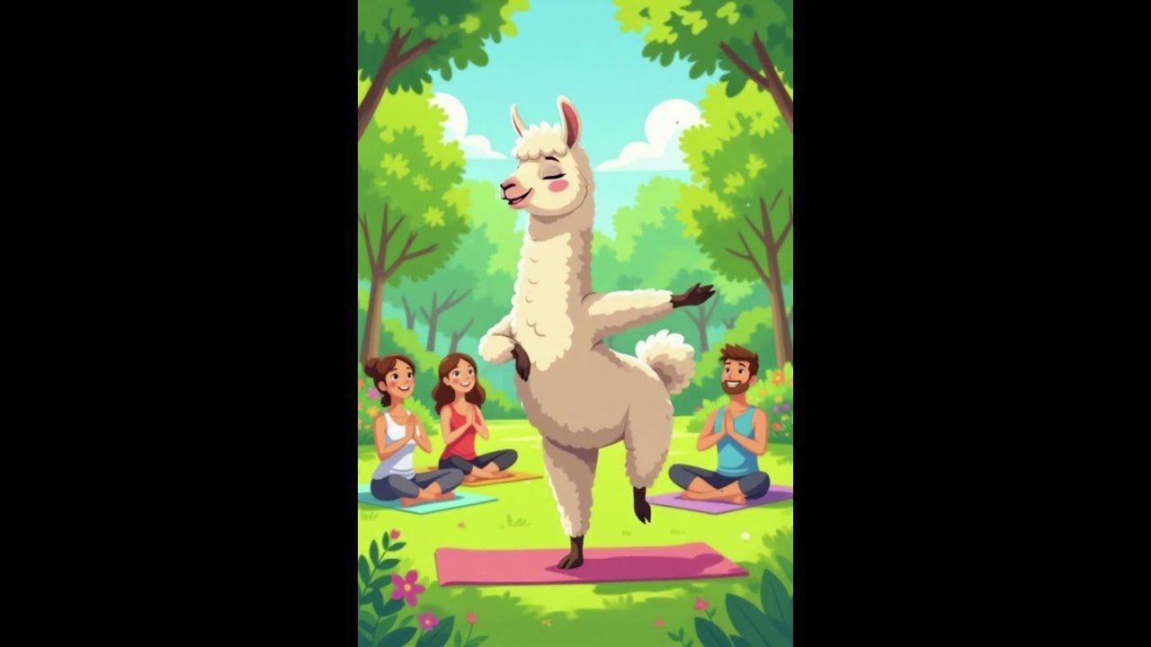 “Llama Yoga Class 🧘‍♀️🦙💫 | Funny 3D Animated Short | ToonReels11”