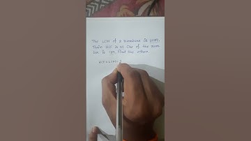 Math Simplified | Short #0112 | LCM and HCF question solve