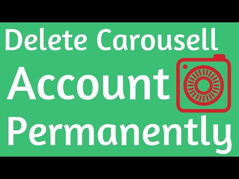 how to delete carousell account permanently?