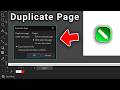 Duplicate Page Settings in CorelDraw | Complete Workflow