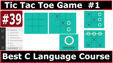 C Language | Project Tic Tac Toe Game Overview Part 1 | part 39