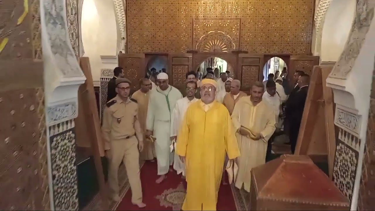 موسم السلطان مولاي إدريس الأزهر لعام 2024  ليلةالشرفاء الصقليين داخل الضريح مع الحضرة ❤️💚@saidtber