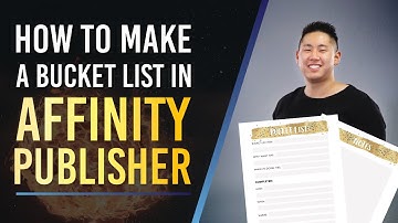 How to Make a Bucket List Printable in Affinity Publisher | Printables Tutorial
