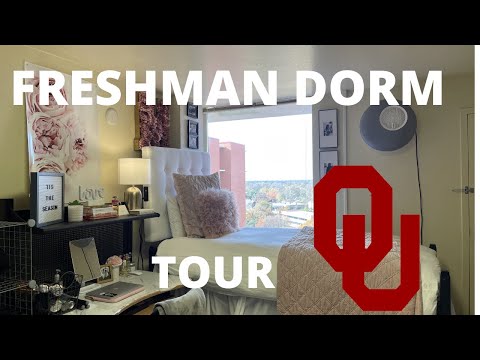 The University of Oklahoma FRESHMAN dorm tour 2020 | MECCA THOMPSON