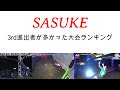 歴代SASUKE 3rd Stage進出者が多い大会ランキング 歴代SASUKE 3rd Stage進出者が多い大会ランキング