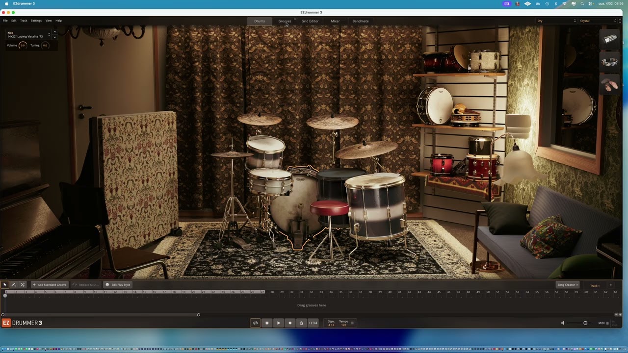 Toontrack Dry EZX3 ( SOUNDBANK ) para o EZ Drummer 3 !!