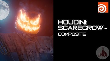 HOUDINI:  SCARECROW COMPOSITE | 3D, VFX, Animation , Dynamics and Simlation  Lessons| QizilMinor