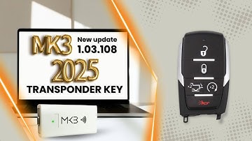 Latest Release 01.03.108 for MK3 Original Transponder Key Programming Tool