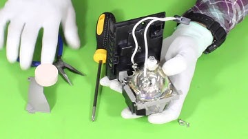 How to reuse the housing of projector lamp on NEC NP20LP