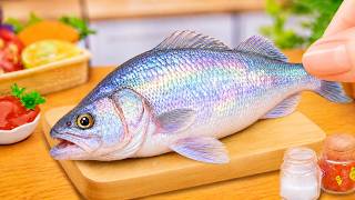 Viral Tiny Food Recipe How to Make Garlic Chili Steamed Fish So Easy