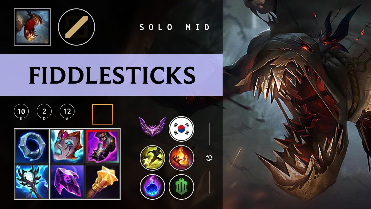 Fiddlesticks Mid vs Ryze - KR Master Patch 26.02