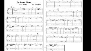 Video thumbnail of "St. Louis Blues - Backing Track w/TABS - Django Reinhardt Version(1947)- Key of G, 120 BPM, 5 Times"