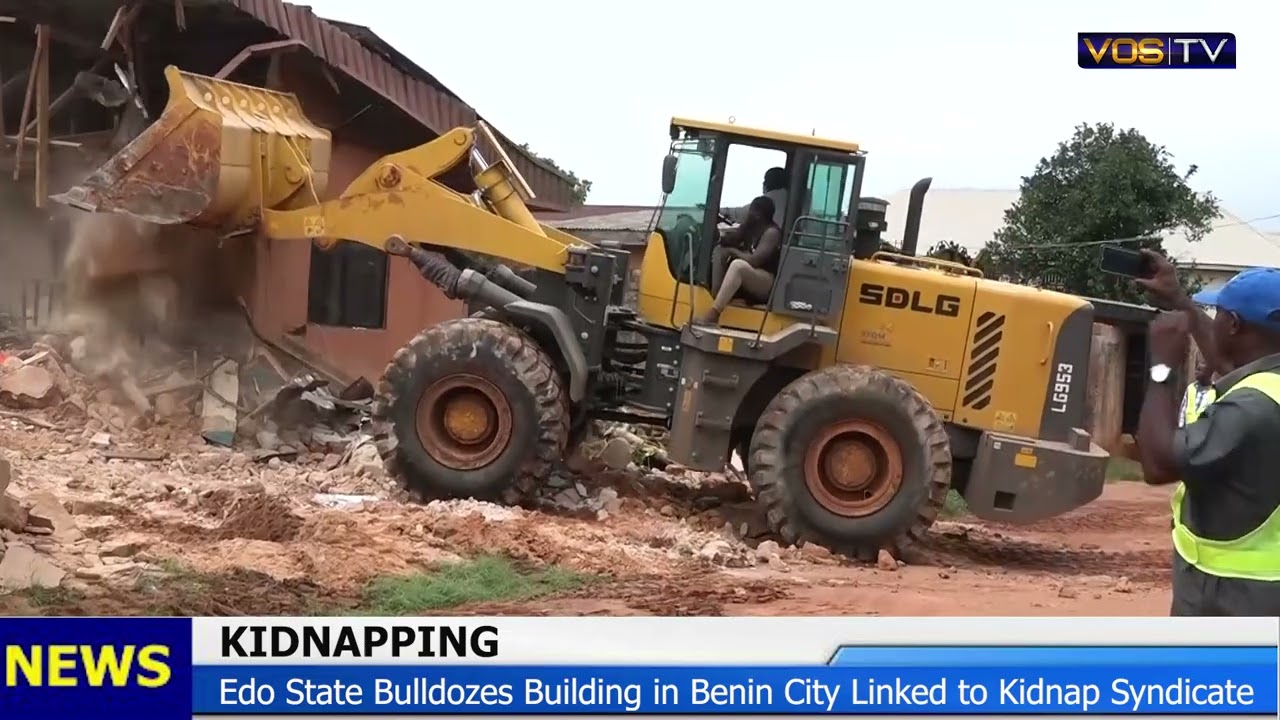 Edo State Government Demolishes Property in Benin City Linked to a Notorious Kidnapping Gang