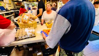 Lunch in Pennings Farm food shopping in Kings supermarket