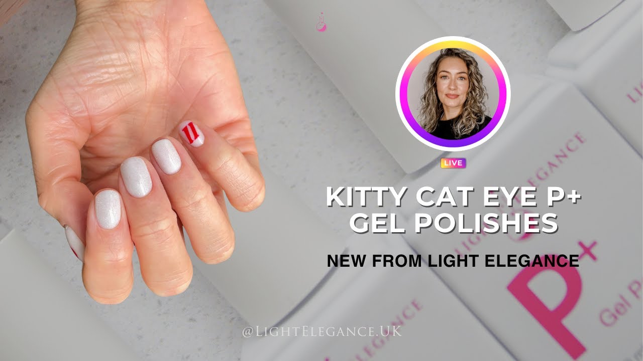 Новые гель-лаки Kitty Cat Eye в оттенке Light Elegance P+ - видеоурок в прямом эфире в Instagram ...