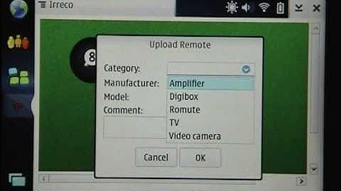 Irreco User Guide - Upload And Download Remotes