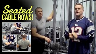 How to Do Seated Cable Rows!  This is how to get the most out the seated cable rows exercise!