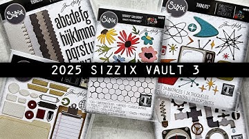 Tim Holtz Sizzix Vault No.3 Collection (2025)