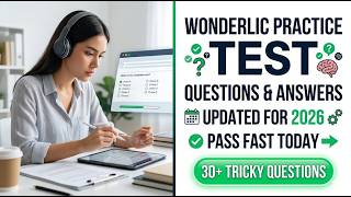 Wonderlic Practice Test Questions and Answers 2026: Pass Your Exam Fast on the First Try