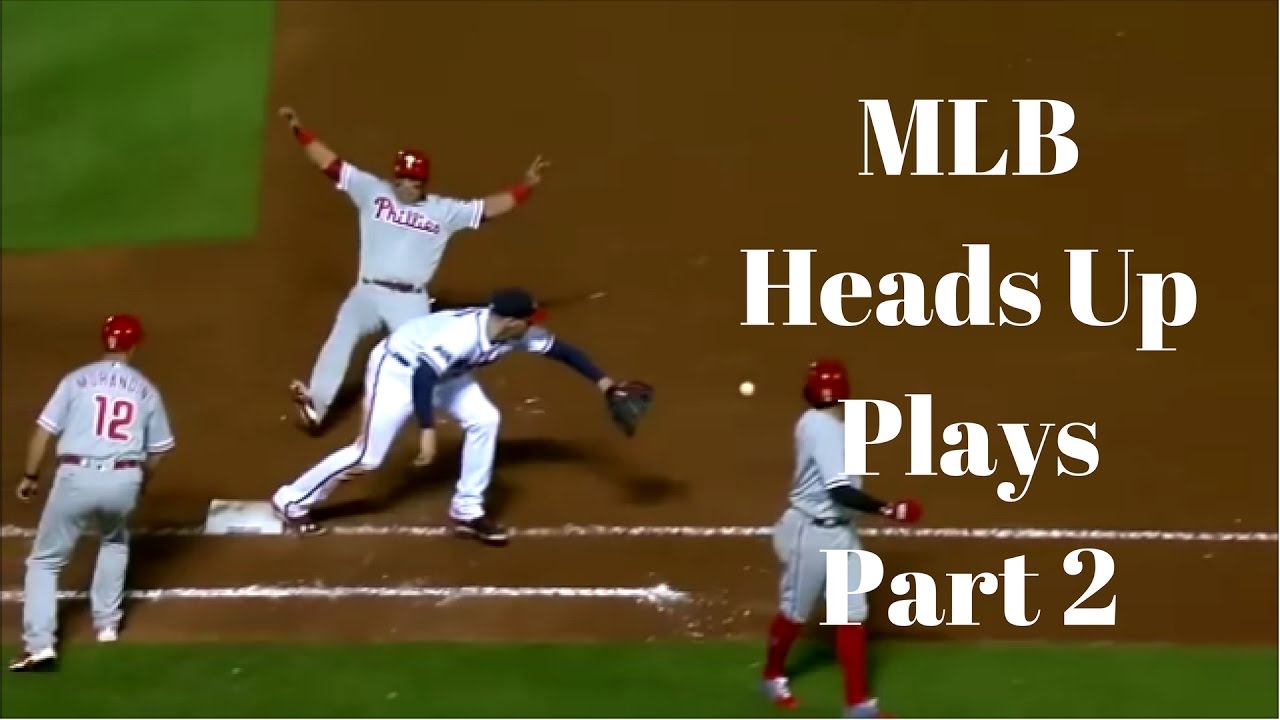 MLB Heads Up Plays Part 2 YouTube