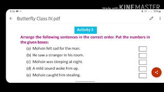 A PROFILE IN KINDNESS solved activities class 4