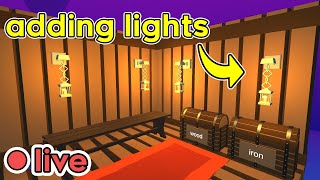 Adding lights to my RAFT inspired game | 🔴 LIVE @sypdev