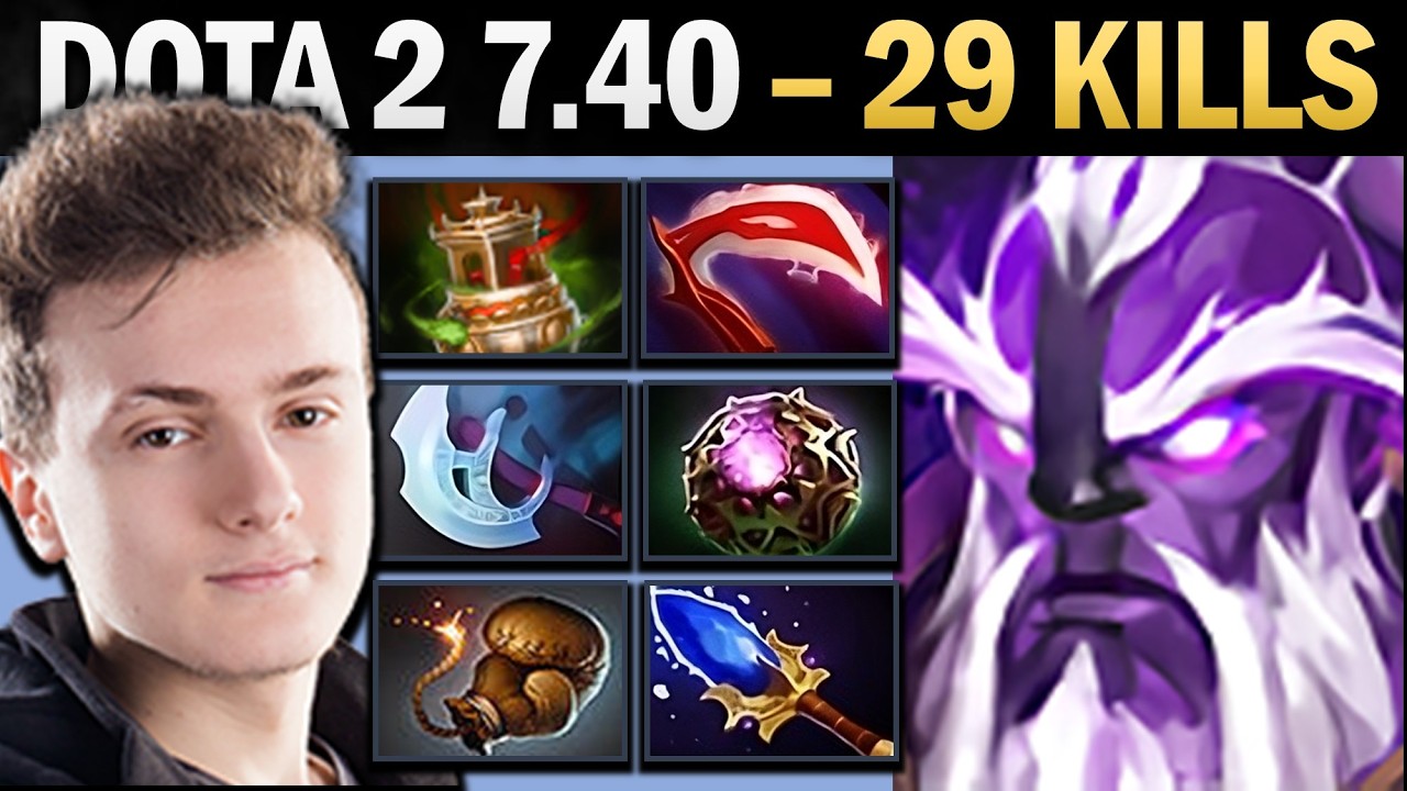 Void Spirit Pro Mid with 29 Kills and Vessel - Gameplay Dota 2