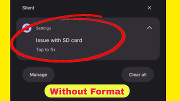 Issue With Sd Card Tap To Fix Without Format Redmi