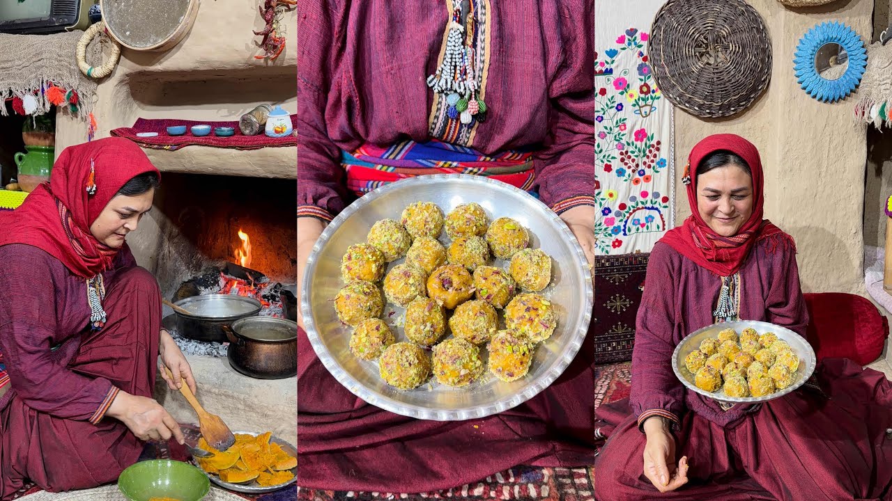 Yalda Night Pumpkin Halva | Traditional Persian Dessert – Part Two🥧🍎🍊