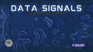 💻 Data Signals - The Sound of Data Transfers ⨀ 9 Hours ⨀ Dark Screen in 1 Hour