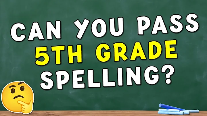 5th Grade Spelling Bee 🤔 English Spelling Quiz Challenge 📝