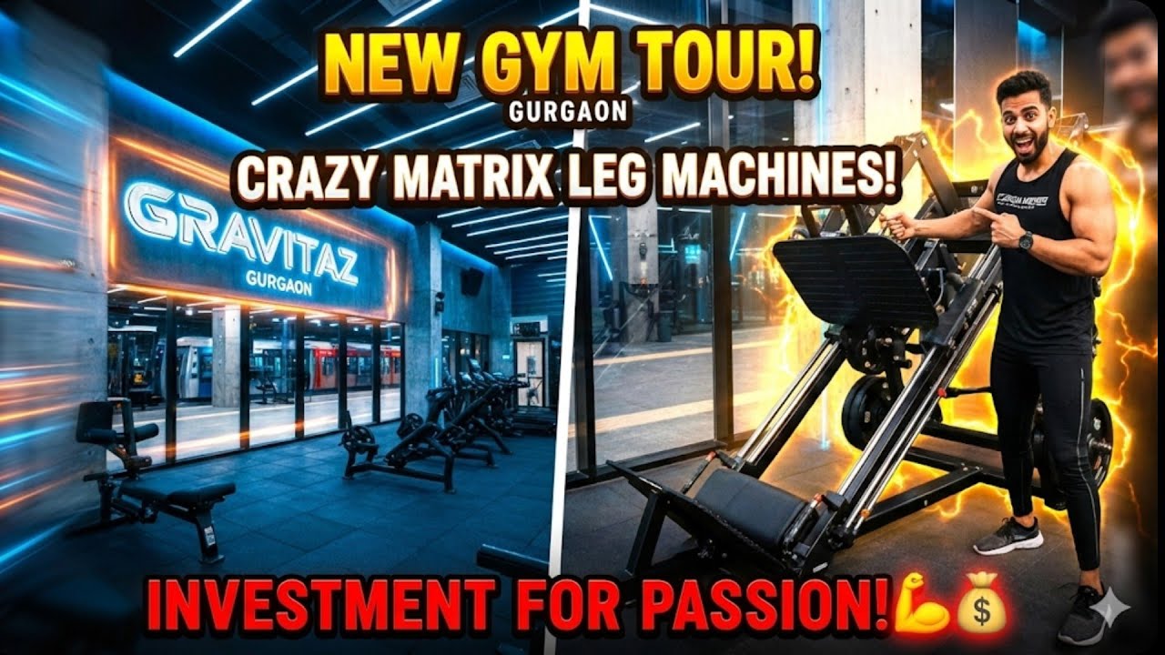 Crazy Leg workout in NEW GYM.