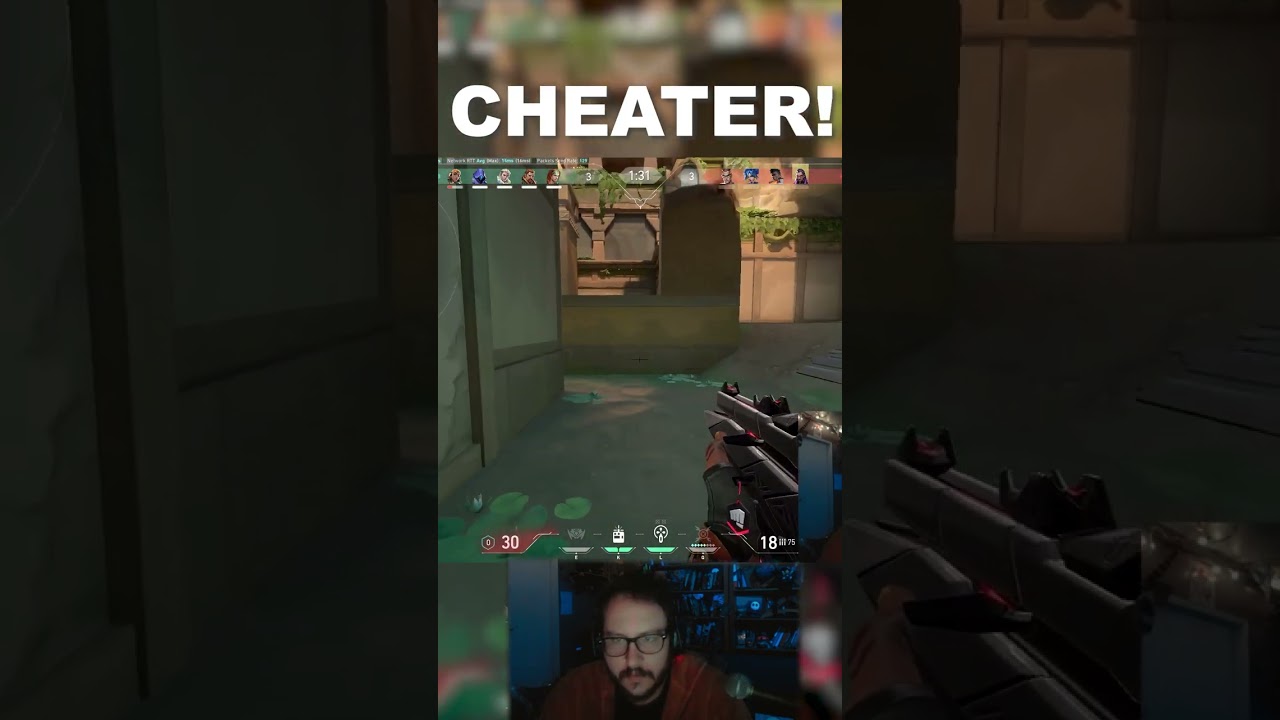 JETT CHEATING! Jumpscare Valorant Bug on LOTUS