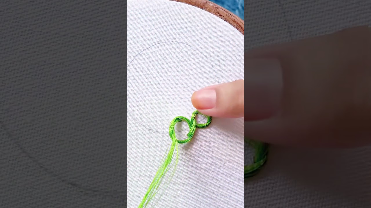 Beautiful Embroidery Design 🪡✨ | Hand Embroidery & Crochet Art | Trending Design 2025