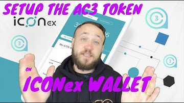 How To Setup The AC3 Token on ICONex
