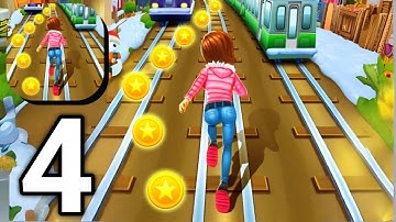 Subway Princess Runner - Gameplay Walkthrough Tutorial Part 4 All Levels Mobile Game (Android, iOs)