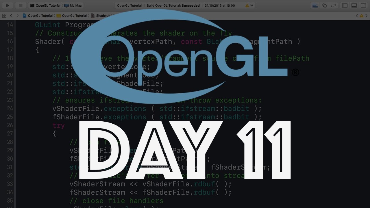Creating A Modern OpenGL Game Engine - Day 11 - YouTube